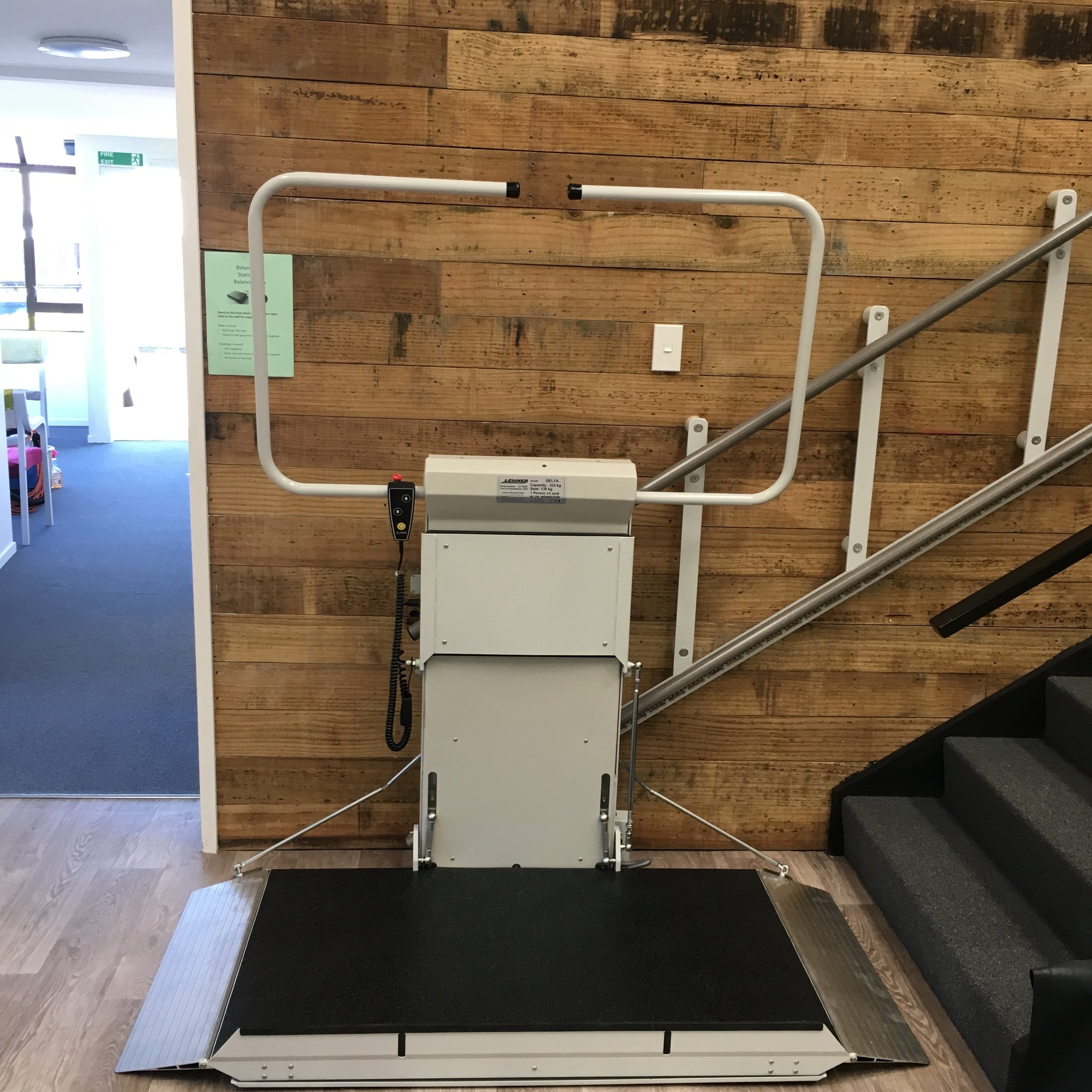 View of Lehner Wheelchair Platform