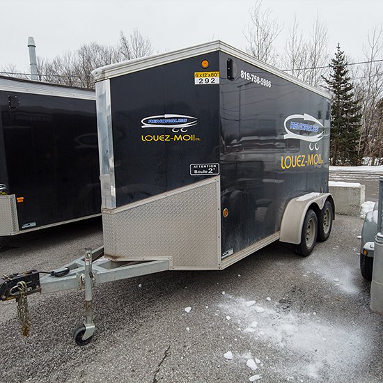 Location de remorques fermées. Remorques LOUEZMOI inc. TroisRivière