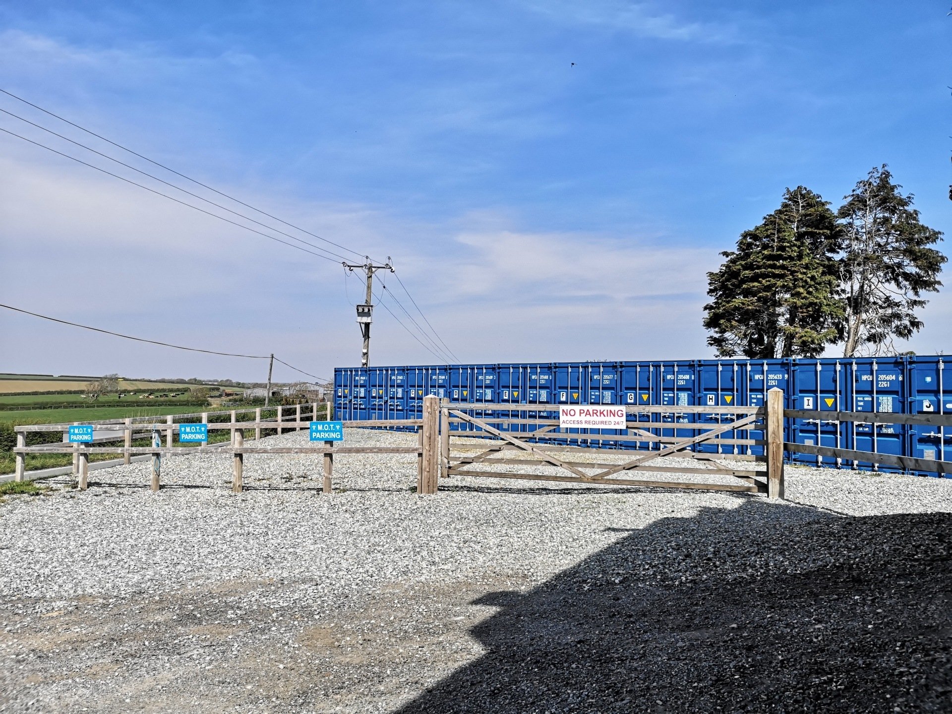 Storage containers J & P Self Storage