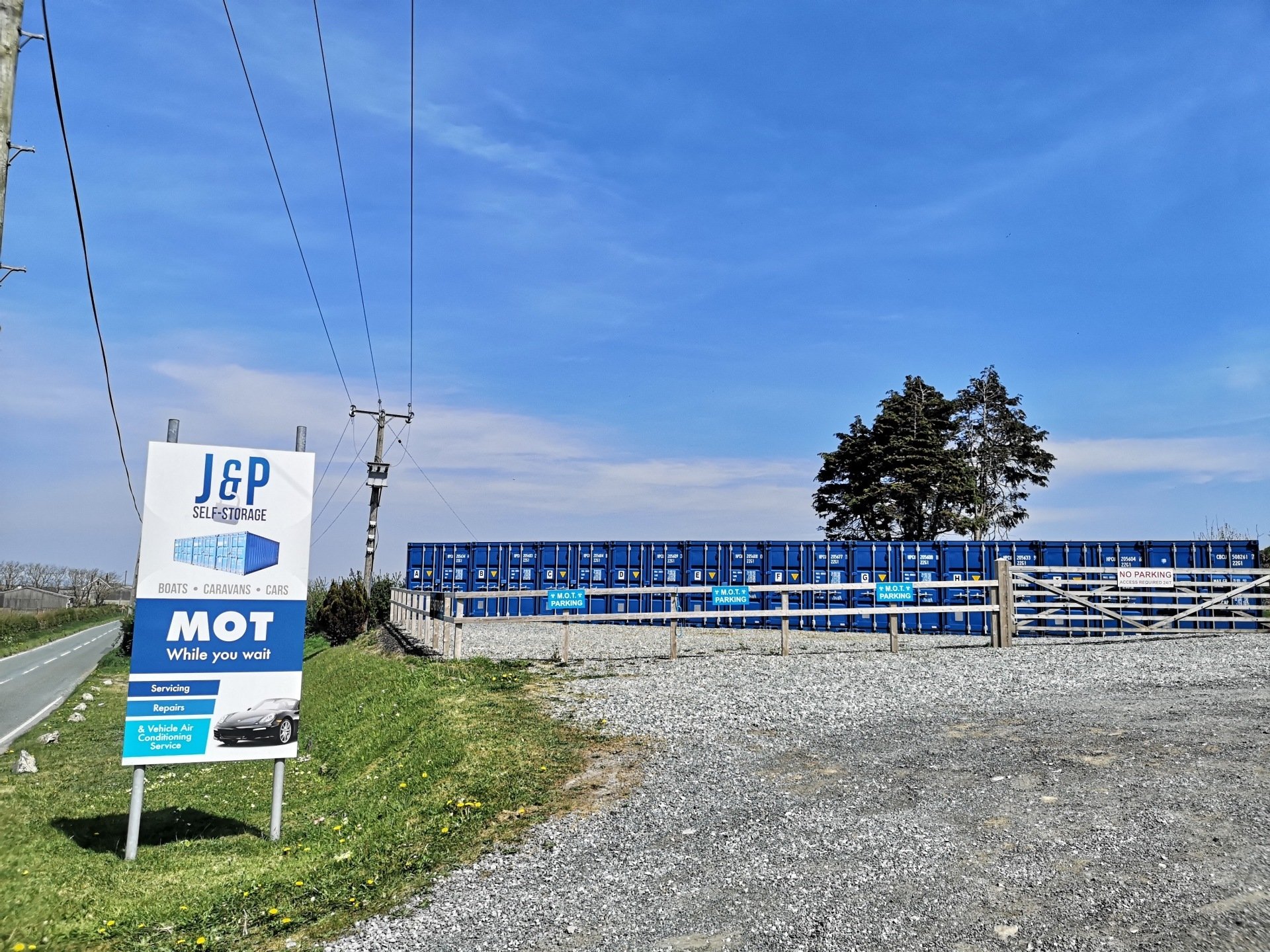 Storage containers J & P Self Storage