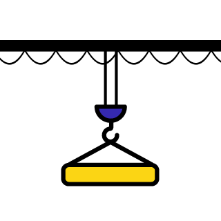Overhead crane icon