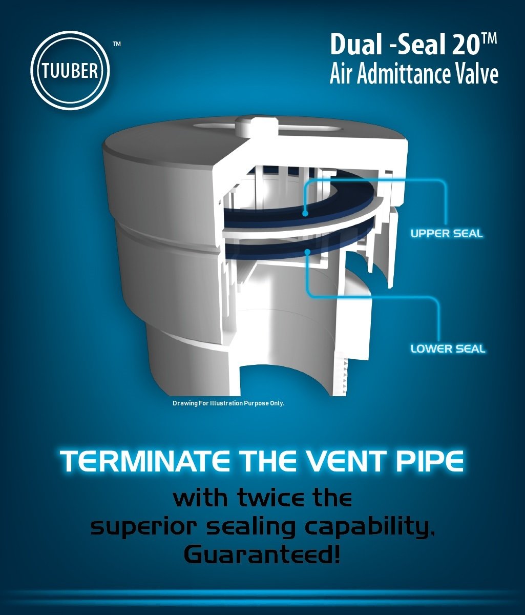 TUUBER™ air admittance valve features