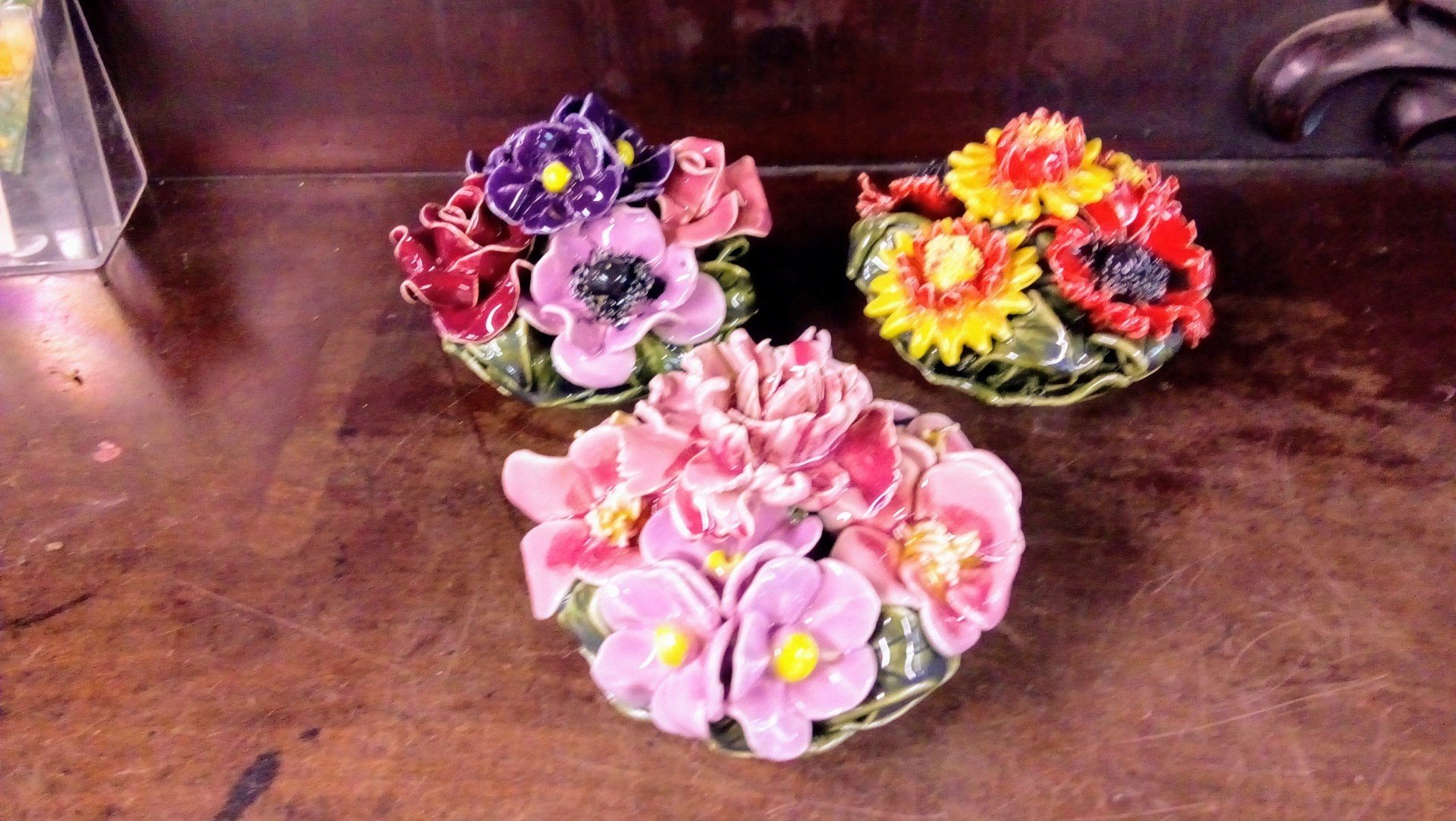 ceramic flower bouquets Tullylish Pottery