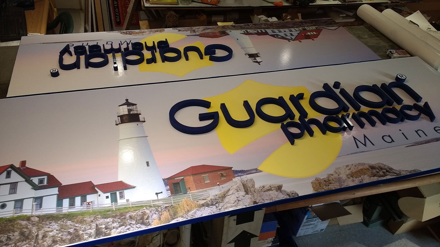 Raised Sign Example Sunset Signs Inc - Brunswick, ME - Raised Lettering Signs