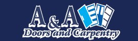 A and A doors and carpentry logo