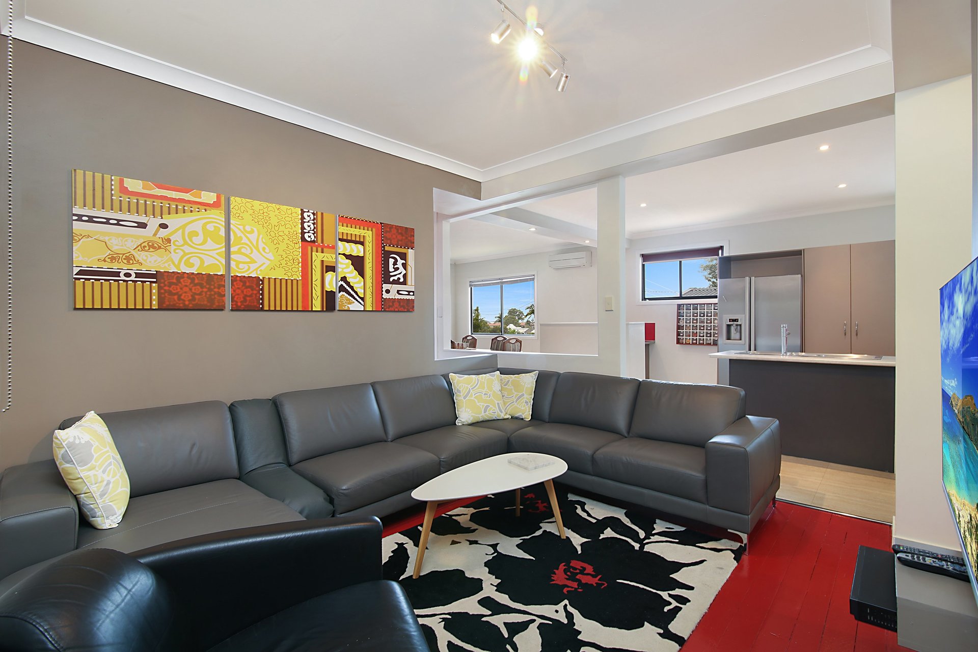 Interior view of the house for sale