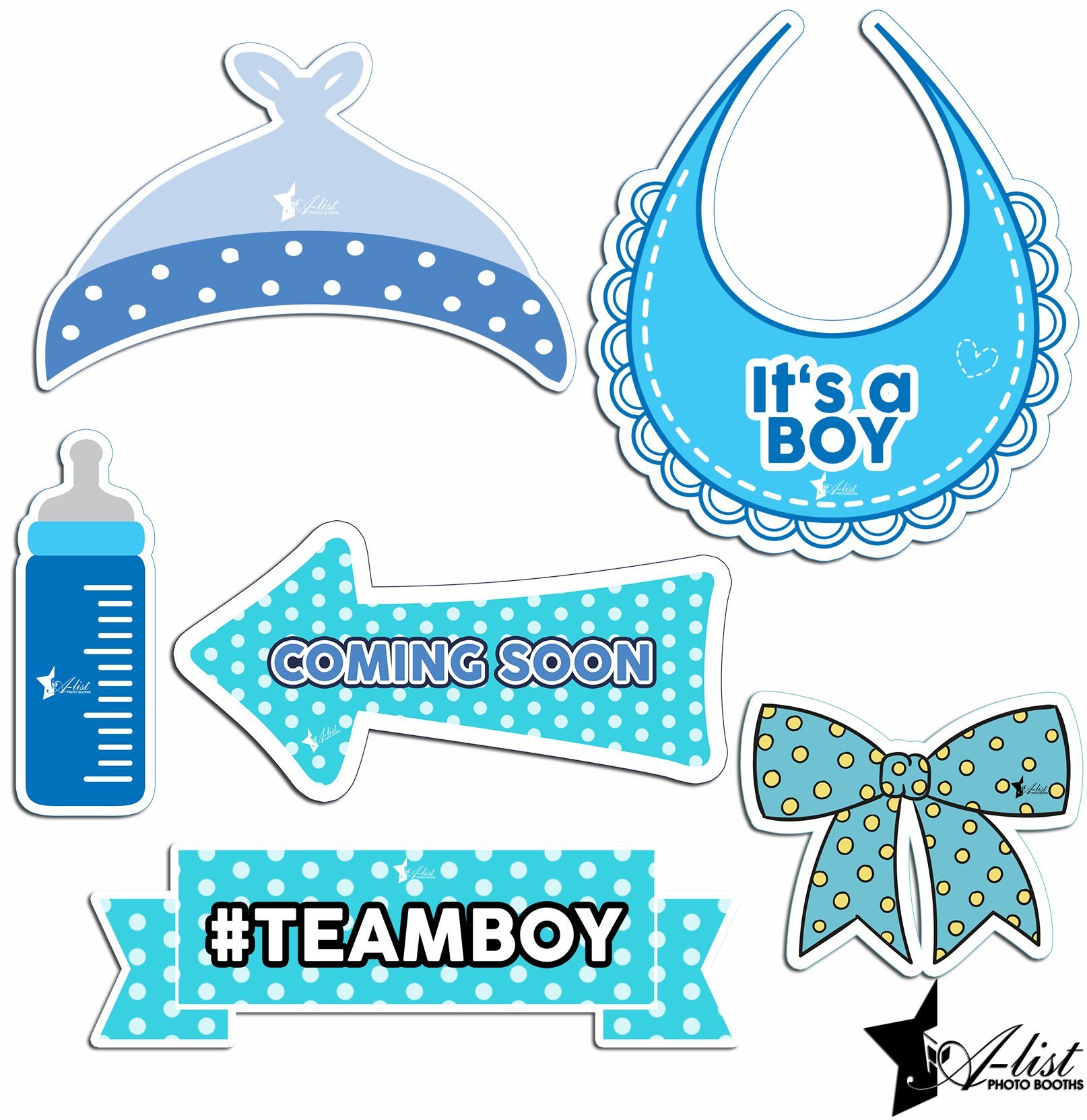 Baby Shower Photo Booth Props Free Printables DIY PRINTABLE Baby 