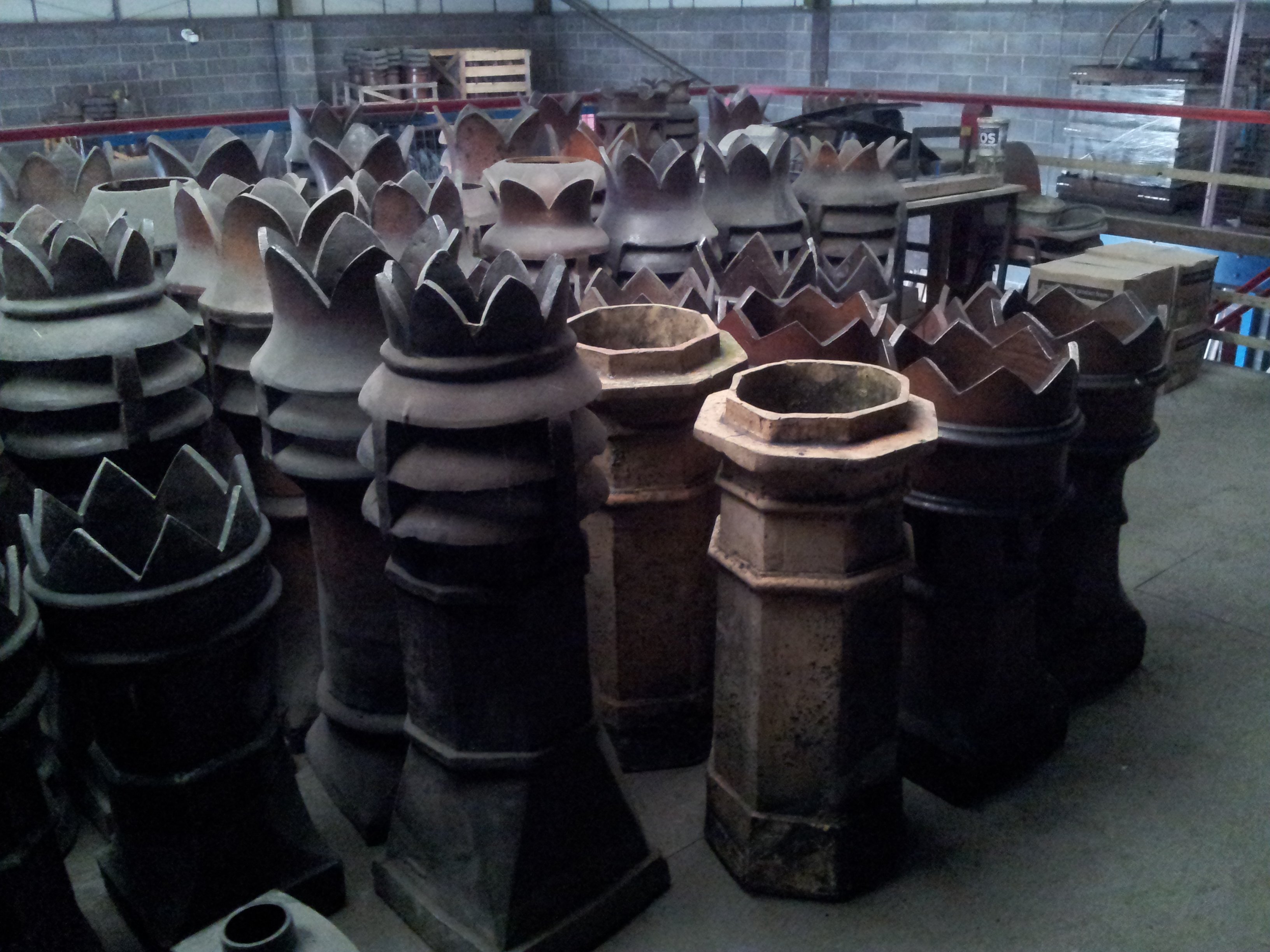 Reclaimed chimneys in Leeds