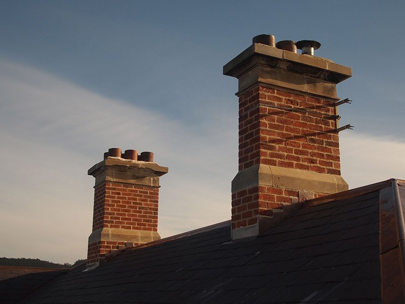 chimney removal and chimney restoration heritage slate roofing hobart australia