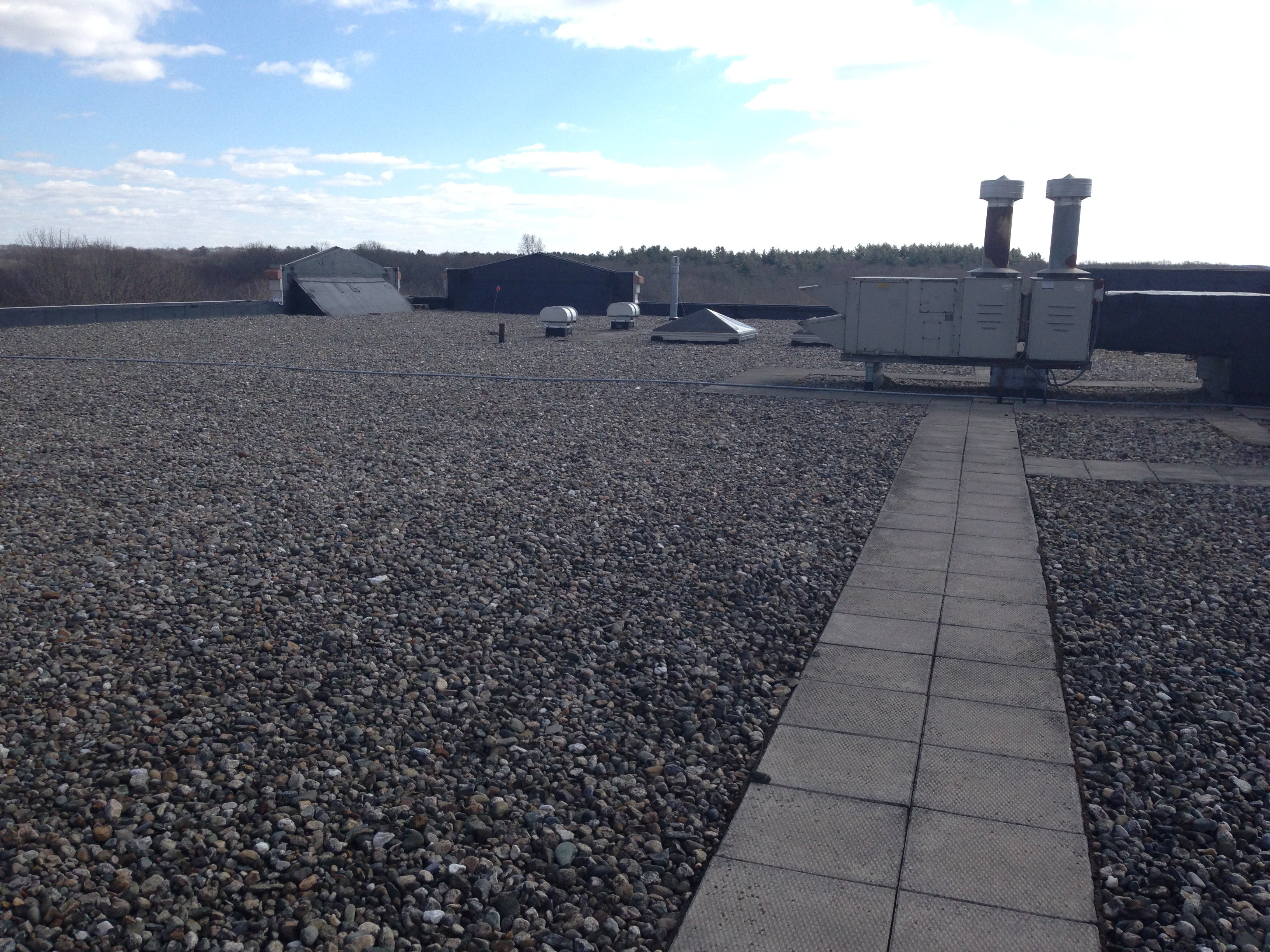 Ballasted Commercial Roof Repairs