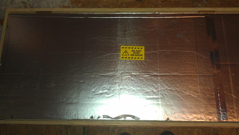 Insulated Attic Door saves heating and cooling dollars