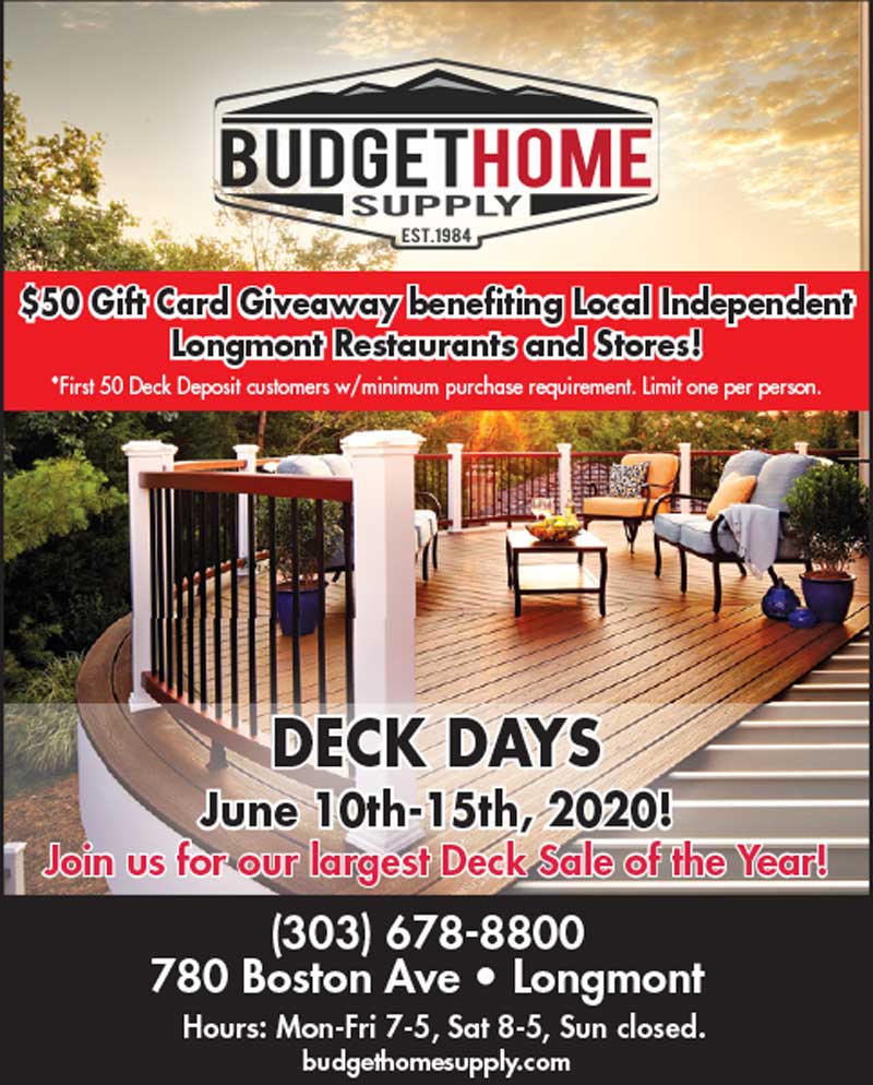 Deck Days Event at Budget Home Supply in Longmont