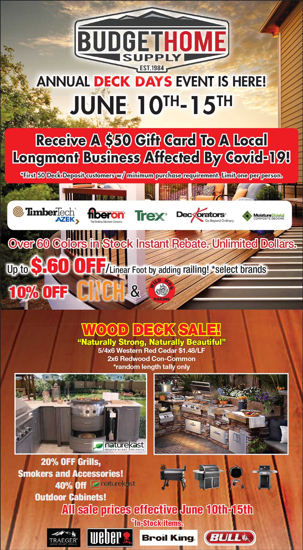 Deck Days Event at Budget Home Supply in Longmont