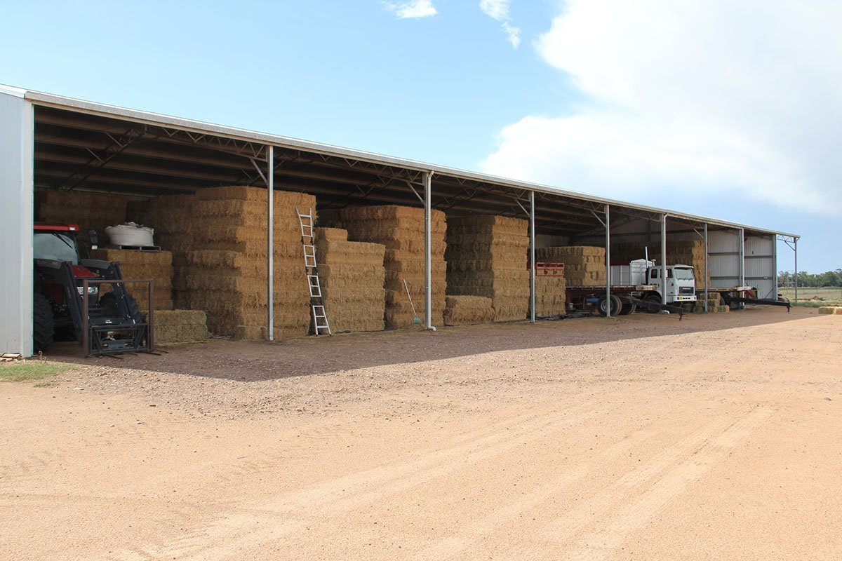 Hay Sheds State Wide Sheds, Dubbo NSW Australia
