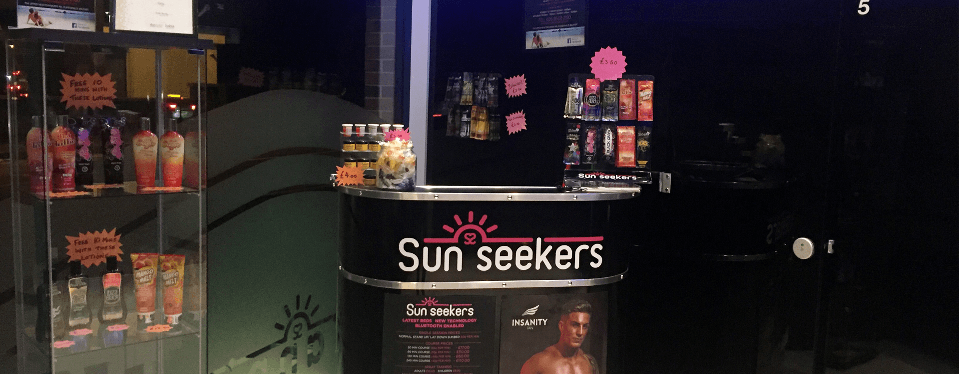 Sun Seekers - tanning salon and beauty bar in Dundonald