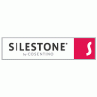 A logo for silestone by cosentino is shown on a white background.
