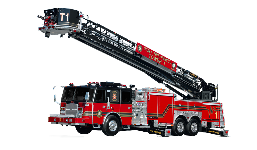 Platform Fire Engine St. Albans, VT Desorcie Emergency Products Inc.