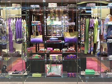 Retail glass shelving