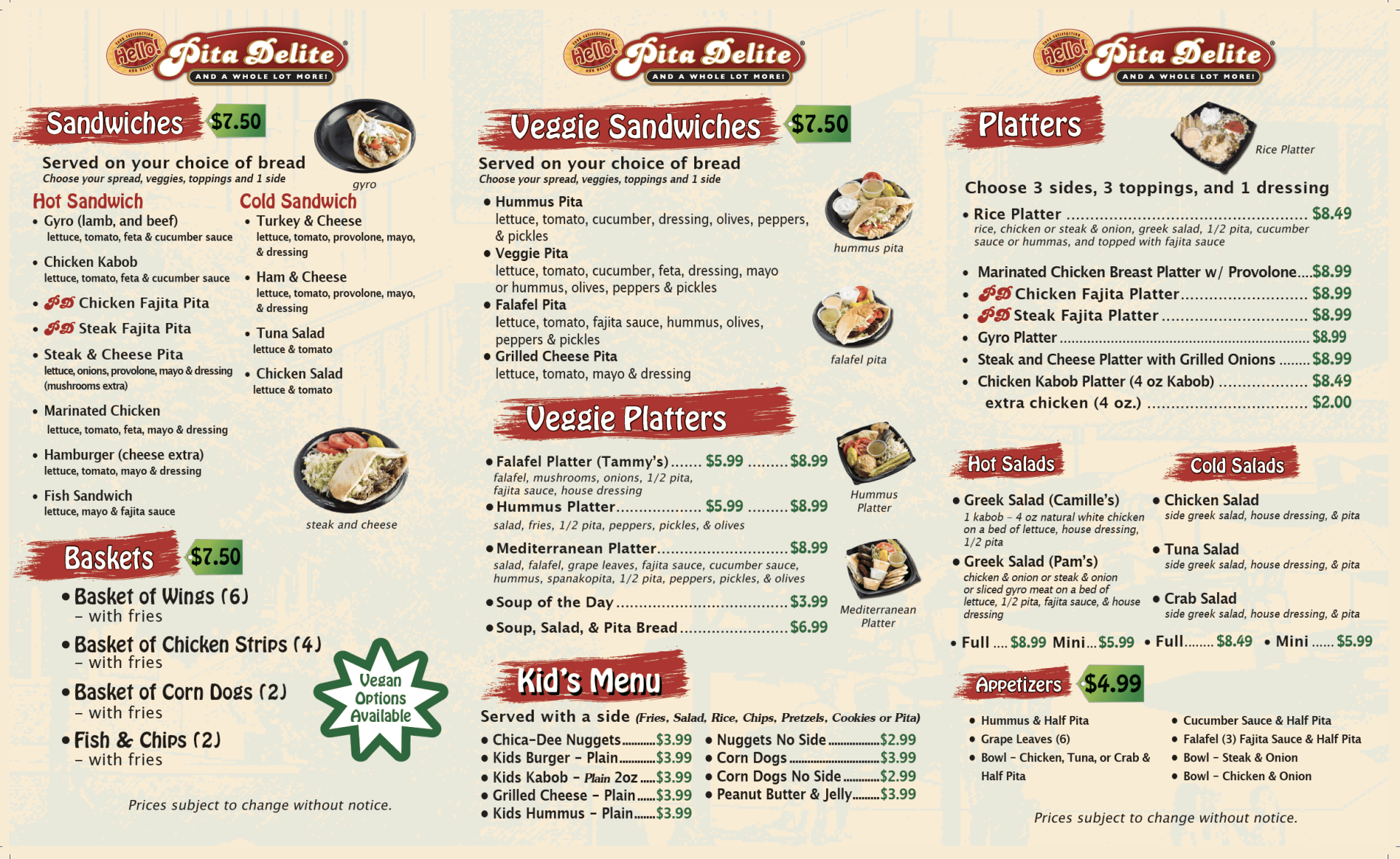 Pita Delite And a whole lot more