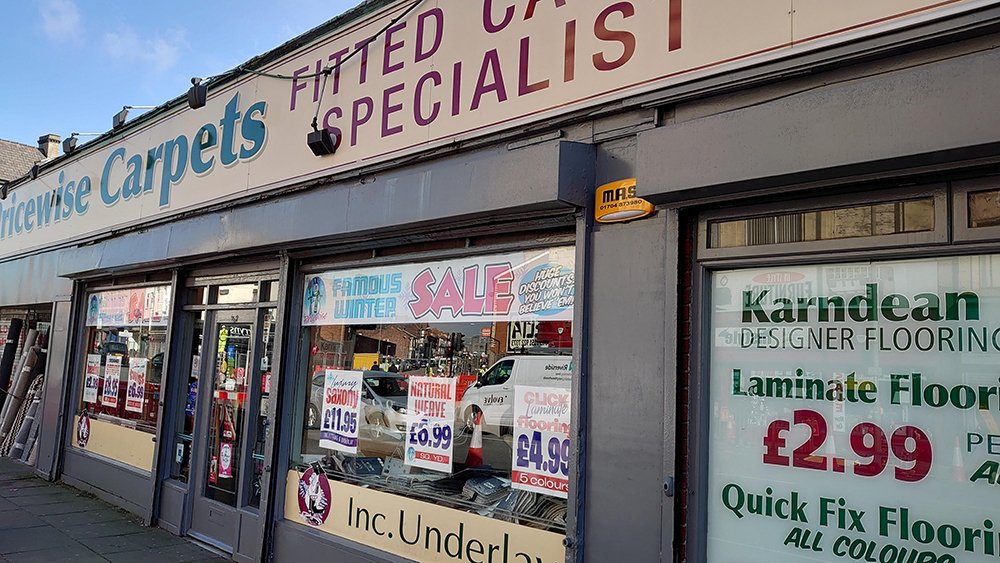 Come and visit our Liverpool based Carpet showroom today!