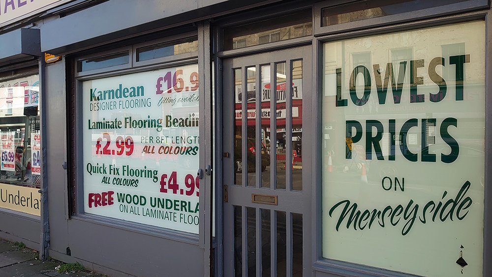 Come and visit our Liverpool based Carpet showroom today!