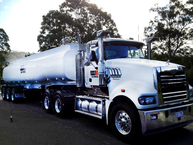 Bulk tank truck of Gold Coast bobcat equipment services