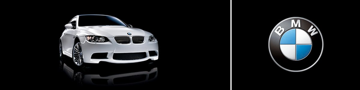 advanced tech automotive with white bmw