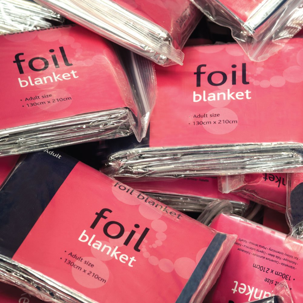 Foil Blankets and Tape