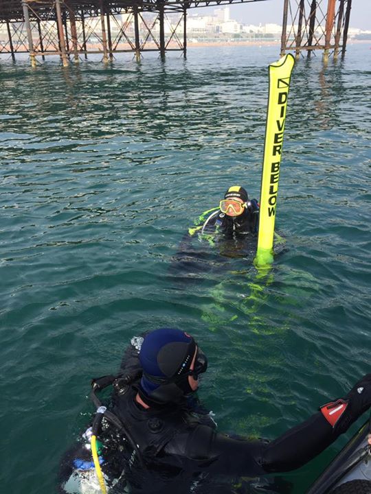 Brighton marina scuba diving training & all weather dive area, Sussex