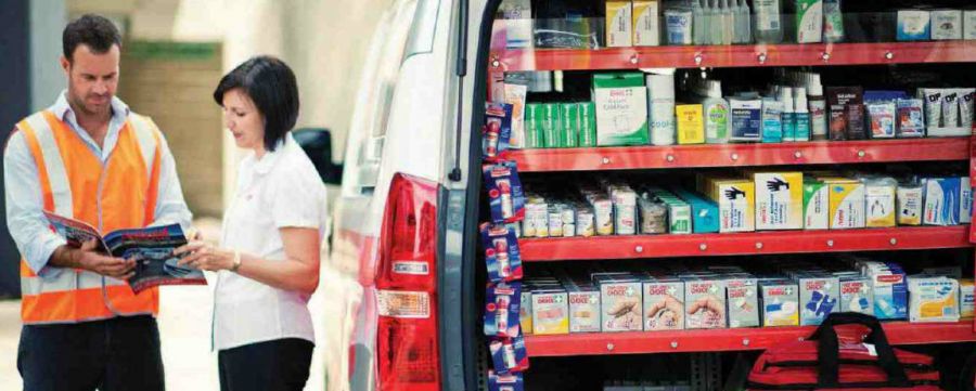 professional first aid supplies, first aid kits servicing and restocking