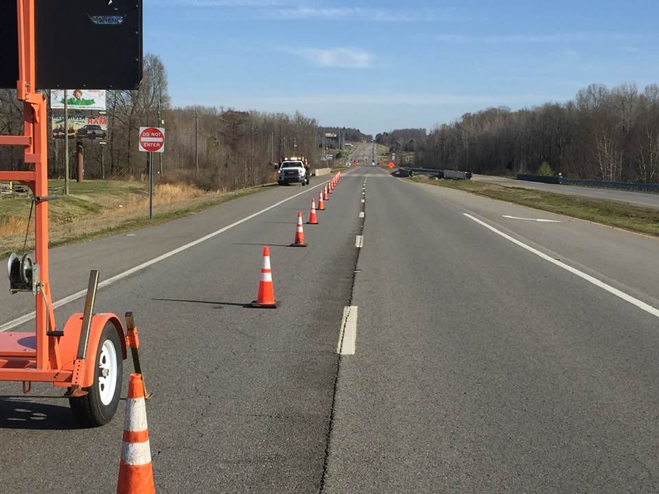 Lane & Road Closure Service Arkansas Sign & Barricade
