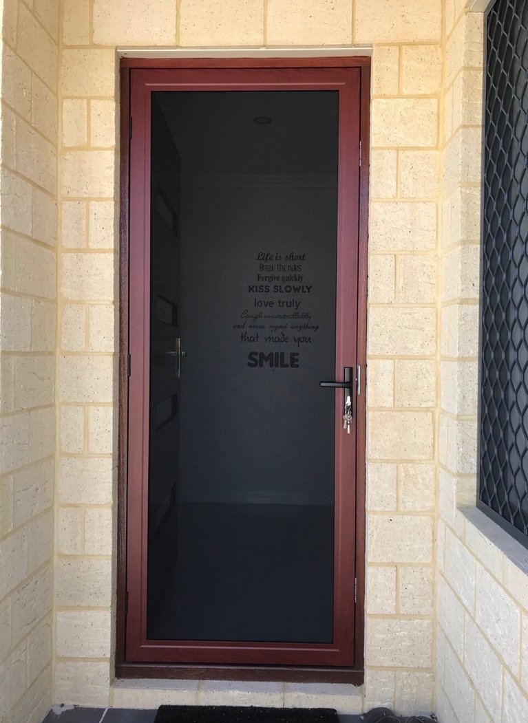 Hinged PROMESH316 Marine Grade 316 Stainless Steel Mesh Security Door