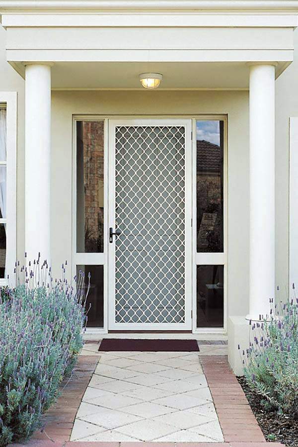 Hinged SecureGrille Aluminium Diamond Grille Security Doors