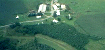 The 1st Maze design at the Great Vermont Corn Maze