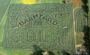 Barnyard Golf at the Great Vermont Corn Maze