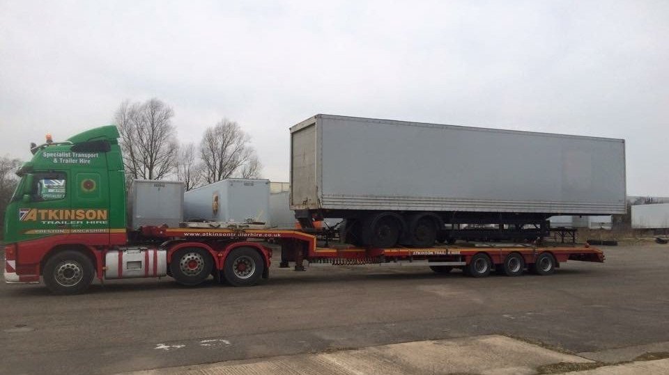 Trombone trailer hire at Atkinson Trailer Hire Ltd.