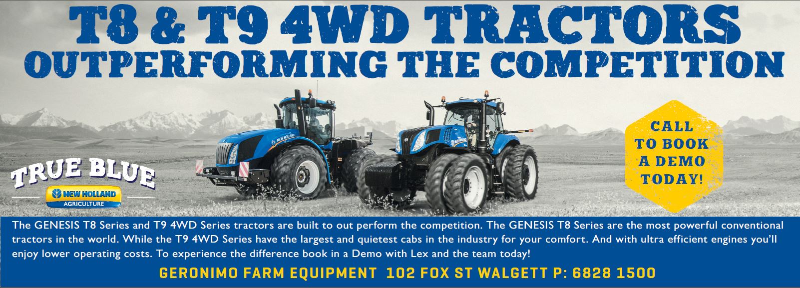 Geronimo Farm Equipment - Cowra, NSW - Home