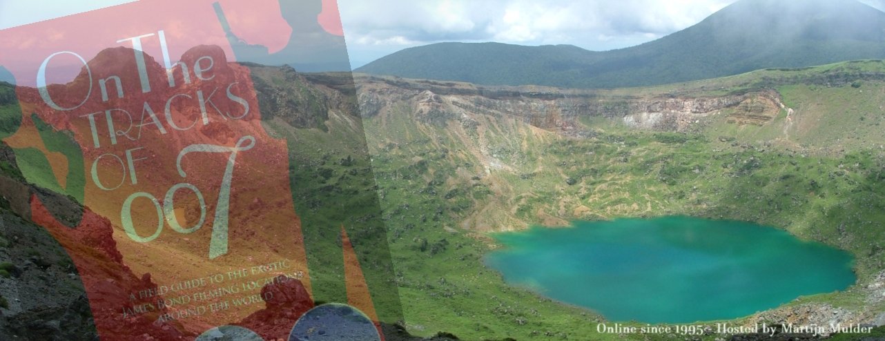 Shinmu Dake, the Japanese vulcano that featured prominently in the James Bond film 'You Only Live Twice' (1967)