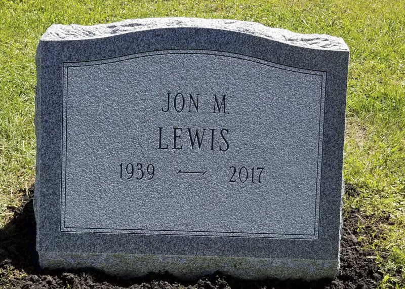 Slant Headstones Champlain Monuments Vermont