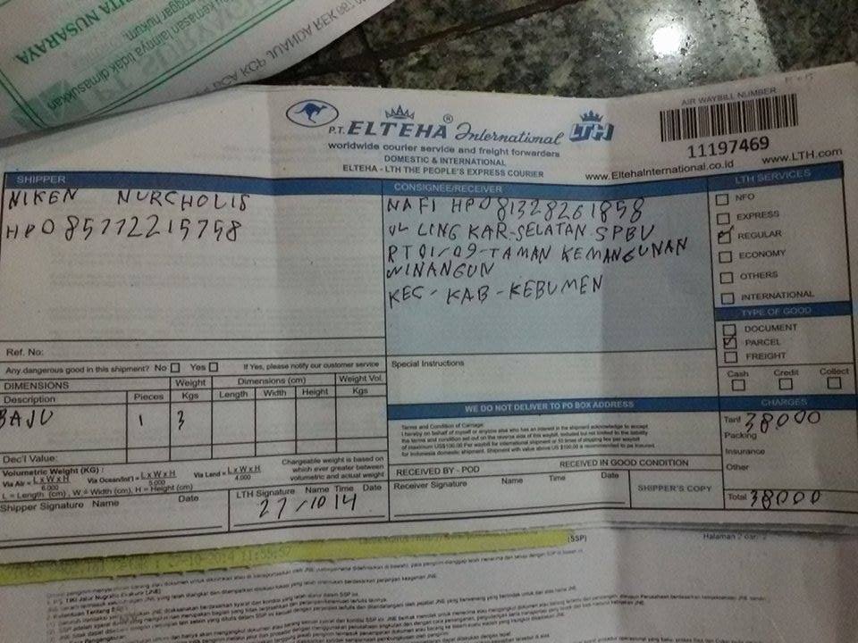 Ekspedisi surabaya Elteha