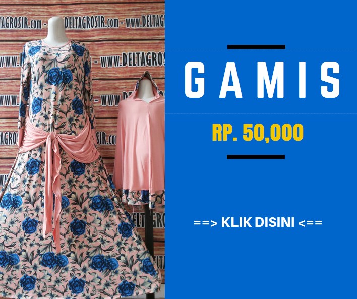 Grosir Gamis Jersey Murah