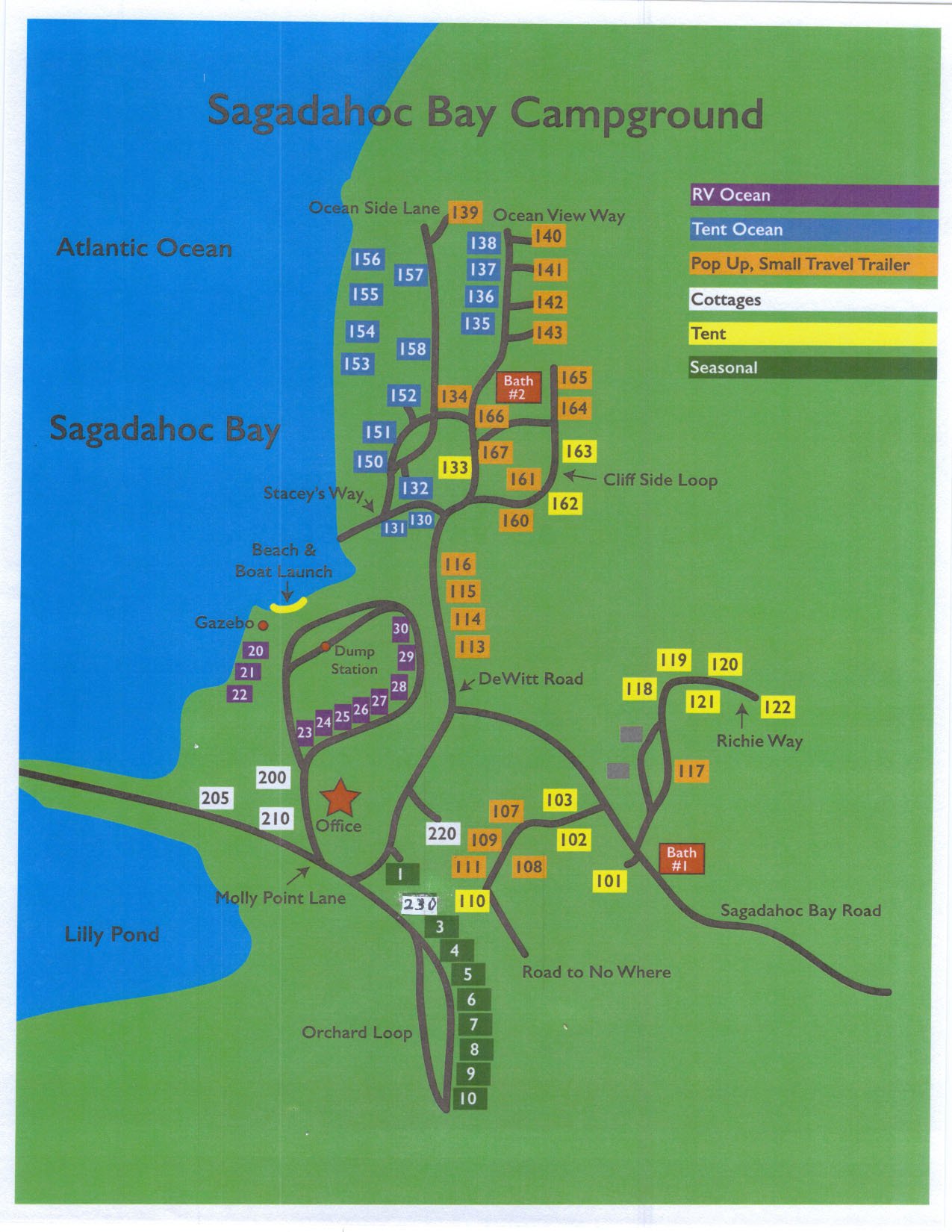 Maine Camping, Campground, Tent Sites ME