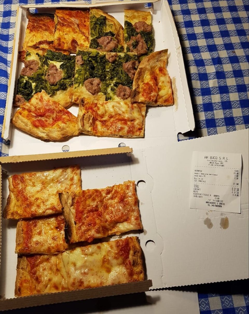 Pizza romana lievitata naturalmente Acilia, RM Ol Foodle