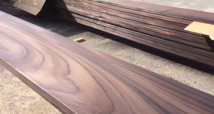 Shou Sugi Ban Thermowood Ayous