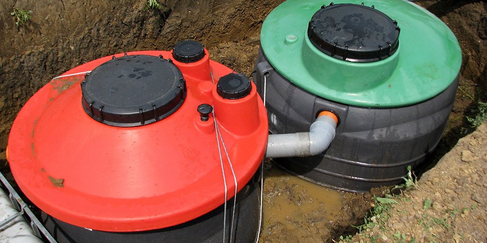 Underground septic tanks