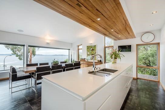 kitchen with white countertop