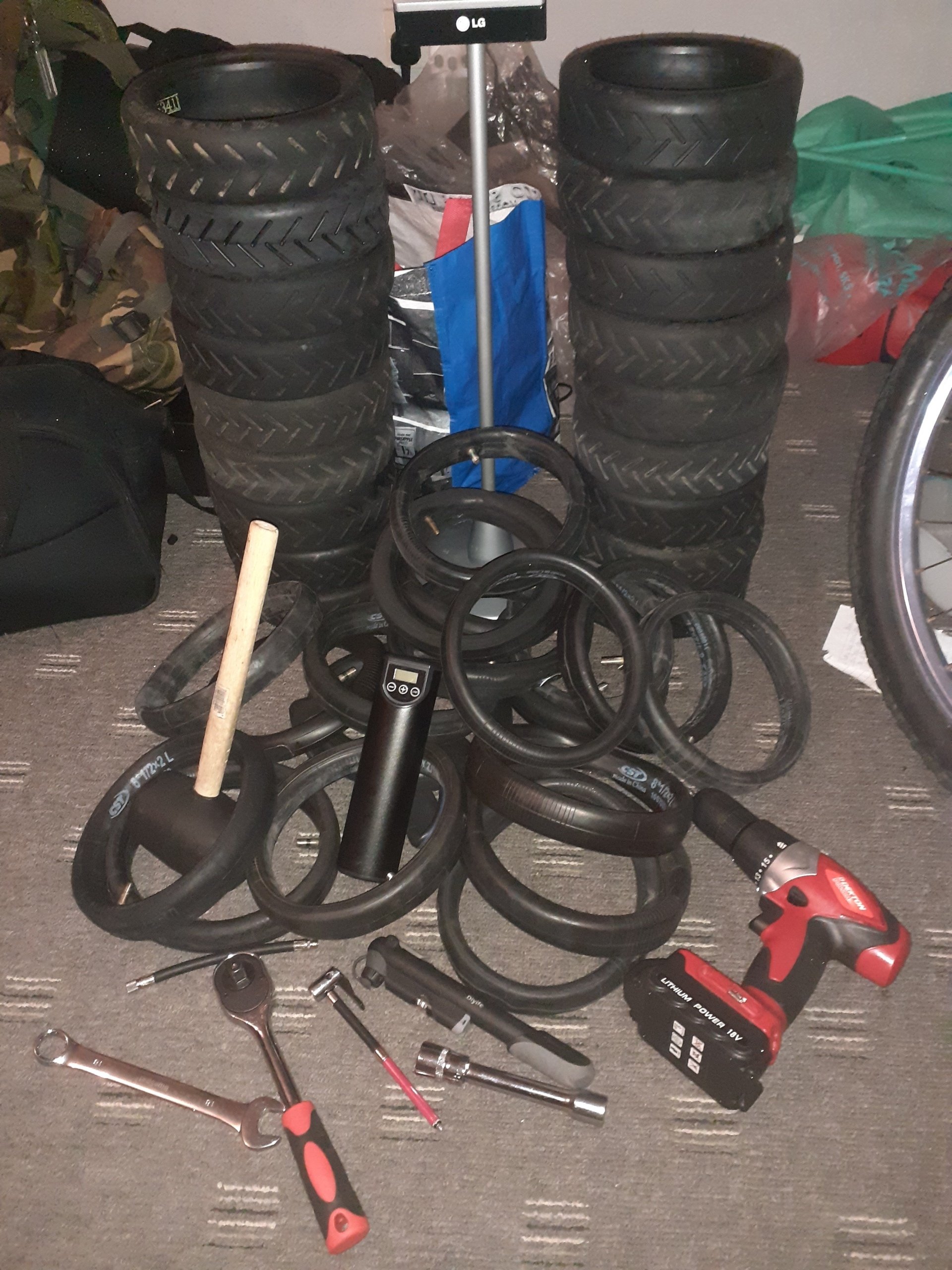 Electric scooter tyres LG Scooter Repairs