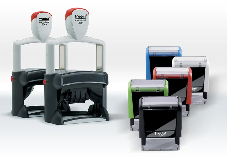 Self-inking rubber stamps as used in Auckland