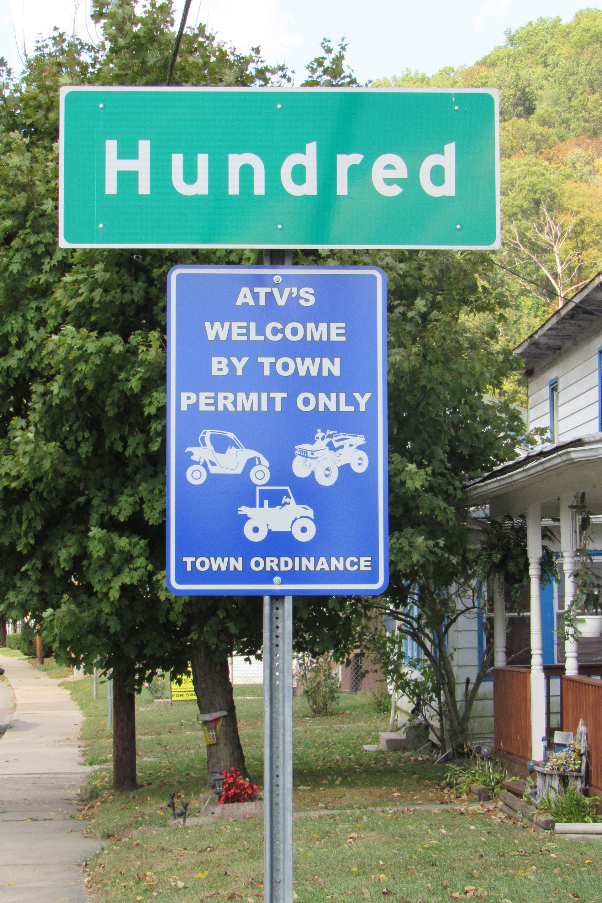 New Residents Town Of Hundred