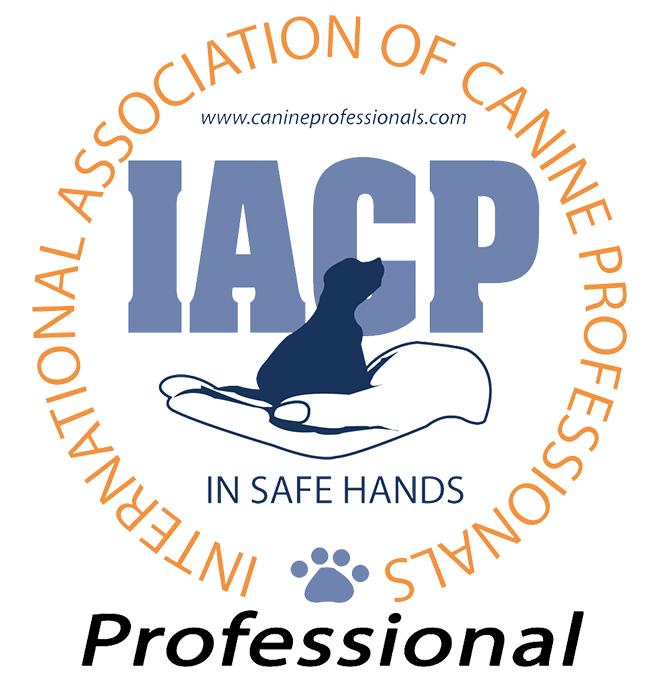 A logo for the international association of canine professionals